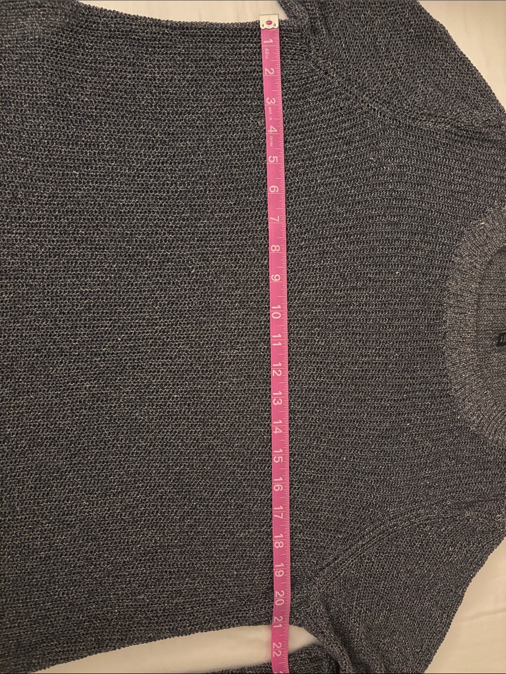 Eileen Fisher Heathered Gray Crewneck Sweater - Picture 6 of 6